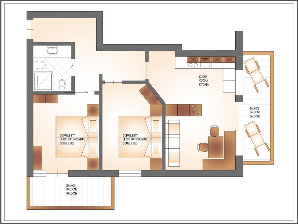 Residence Pfeifhofer กัมโปตูเรส ห้อง รูปภาพ