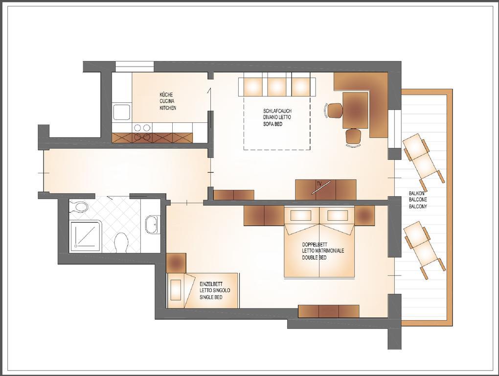 Residence Pfeifhofer กัมโปตูเรส ห้อง รูปภาพ